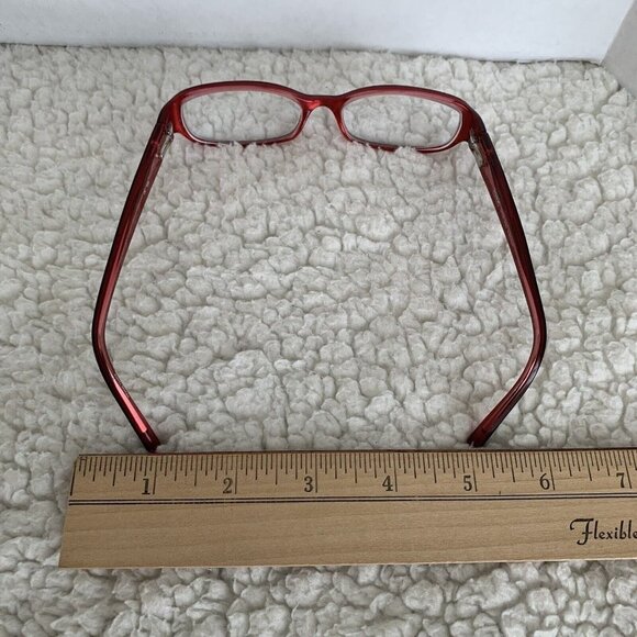 Coach Davina eyeglass frames Burgundy 48 15 135 mm Work Trendy Artsy Butterfly - Picture 10 of 10